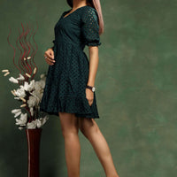 RY Cotton Chiken Mini Dress for Casual /Gift For Birthday