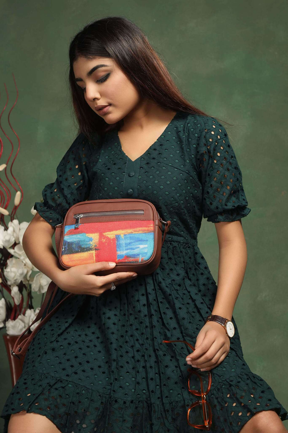 RY Cotton Chiken Mini Dress for Casual /Gift For Birthday